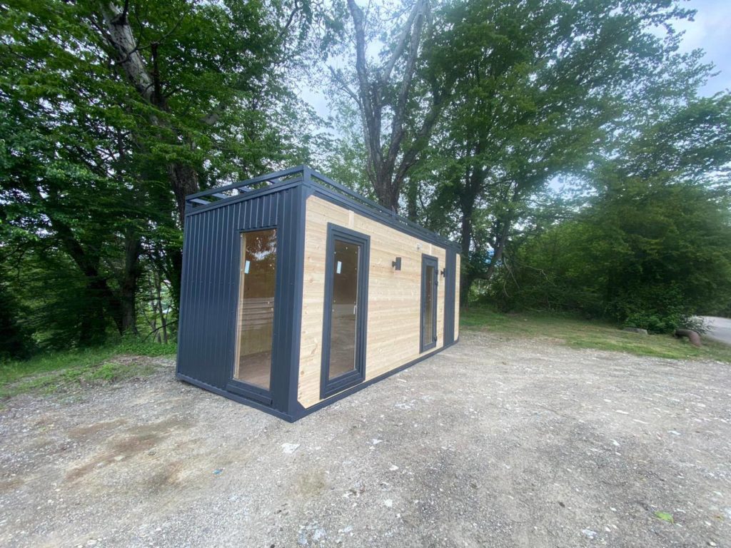 Бытовка металлическая в деревянной облицовки smartbox Краснодар