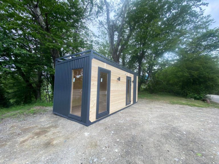 Бытовка металлическая в деревянной облицовки smartbox Краснодар